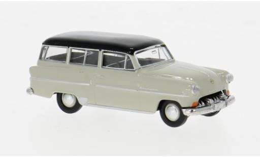 Miniature Opel Olympia 1/87 Brekina Caravan grise 1954 1:87 Opel Olympia 1/87 Brekina Caravan grise 1954 1:87 miniature