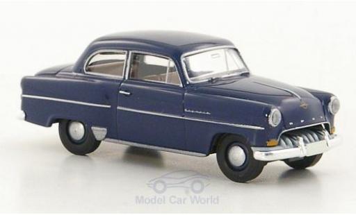 Miniature Opel Olympia 1/87 Brekina Rekord bleue Opel Olympia 1/87 Brekina Rekord bleue miniature