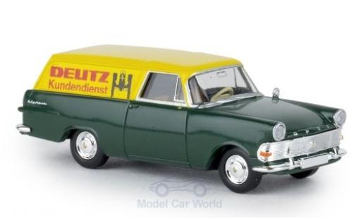 Miniature Opel Rekord 1/87 Brekina P2 Kasten Deutz Kundendienst Opel Rekord 1/87 Brekina P2 Kasten Deutz Kundendienst miniature