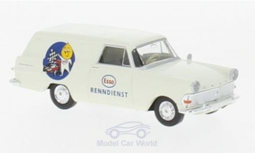 Miniature Opel Rekord 1/87 Brekina P2 Kasten Esso Renndienst Opel Rekord 1/87 Brekina P2 Kasten Esso Renndienst miniature