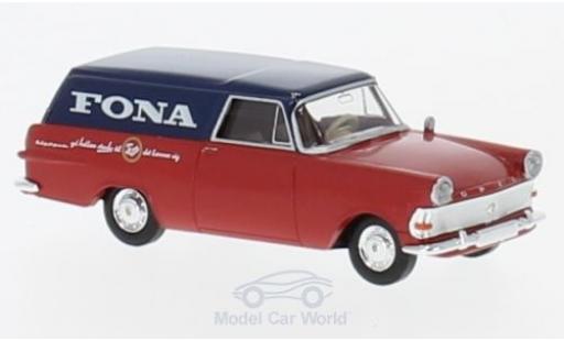 Miniature Opel Rekord 1/87 Brekina P2 Kasten Fona (DK) Opel Rekord 1/87 Brekina P2 Kasten Fona (DK) miniature