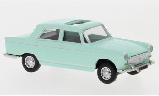 Miniature Peugeot 404 1/87 Brekina verte 1961 toit ouvrant ouvert Peugeot 404 1/87 Brekina verte 1961 toit ouvrant ouvert miniature