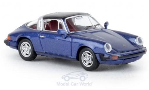 Miniature Porsche 930 Targa 1/87 Brekina 911 G Targa metallise bleue 1976 TD Porsche 930 Targa 1/87 Brekina 911 G Targa metallise bleue 1976 TD miniature
