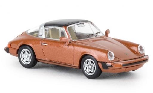 Miniature Porsche 930 Targa 1/87 Brekina 911 G targa metallise orange 1976 TD Porsche 930 Targa 1/87 Brekina 911 G targa metallise orange 1976 TD miniature