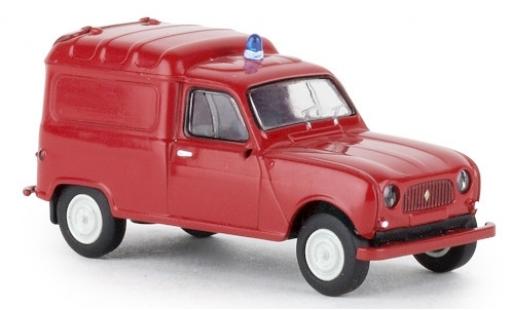 Miniature Renault 4 1/87 Brekina R Fourgonnette Feuerwehr 1961 Renault 4 1/87 Brekina R Fourgonnette Feuerwehr 1961 miniature