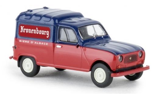 Miniature Renault 4 1/87 Brekina R Fourgonnette Kronenbourg 1961 Renault 4 1/87 Brekina R Fourgonnette Kronenbourg 1961 miniature