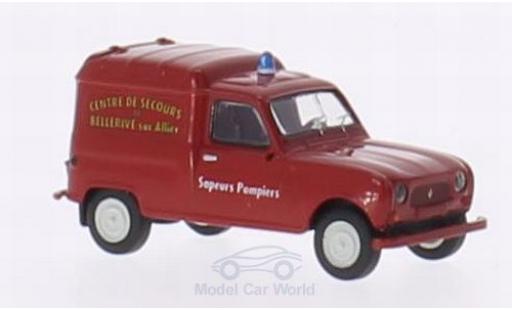 Miniature Renault 4 1/87 Brekina R Fourgonnette Sapeurs Pompiers Bellrive Renault 4 1/87 Brekina R Fourgonnette Sapeurs Pompiers Bellrive miniature