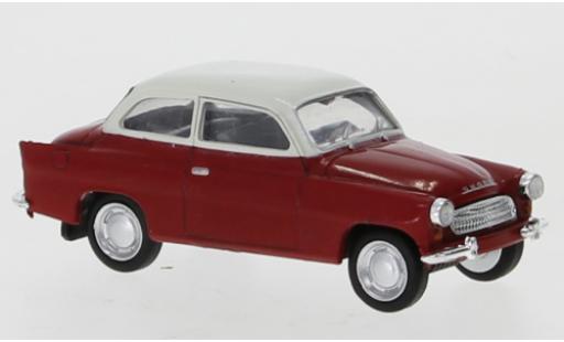 Miniature Skoda Octavia 1/87 Brekina rouge/blanche 1960 Skoda Octavia 1/87 Brekina rouge/blanche 1960 miniature