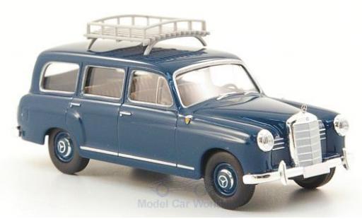Miniature Mercedes 180 1/87 Brekina Kombi bleue mit Dachgepäckträger Mercedes 180 1/87 Brekina Kombi bleue mit Dachgepäckträger miniature