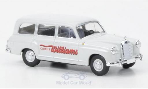 Miniature Mercedes 180 1/87 Brekina Kombi (W120) Circus Williams Mercedes 180 1/87 Brekina Kombi (W120) Circus Williams miniature