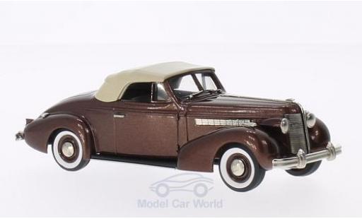 Miniature Buick Special 1/43 Brooklin Cabriolet Coupe M46-C metallise marron/marron 1937 Buick Special 1/43 Brooklin Cabriolet Coupe M46-C metallise marron/marron 1937 miniature