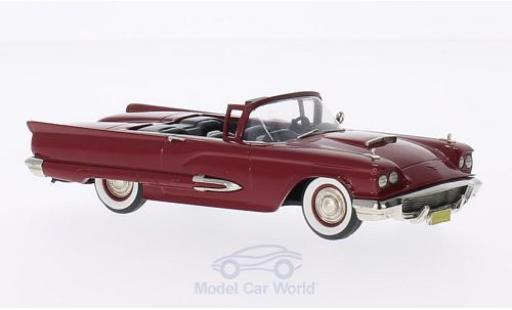 Miniature Ford Thunderbird 1/43 Brooklin Cabriolet rouge 1959 Ford Thunderbird 1/43 Brooklin Cabriolet rouge 1959 miniature