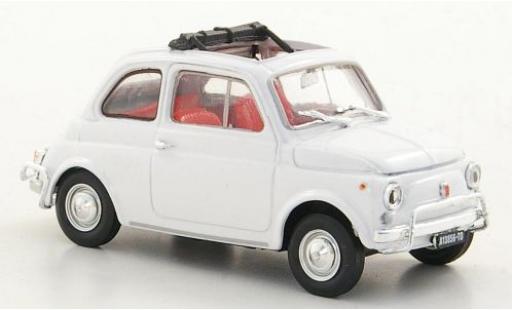 Miniature Fiat 500 1/43 Brumm L blanche 1968 Fiat 500 1/43 Brumm L blanche 1968 miniature