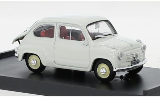 Miniature Fiat 600 1/43 Brumm gris clair 1956 Fiat 600 1/43 Brumm gris clair 1956 miniature