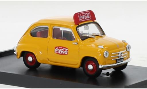 Miniature Fiat 600 1/43 Brumm Serie 1 Coca Cola 1960 Fiat 600 1/43 Brumm Serie 1 Coca Cola 1960 miniature
