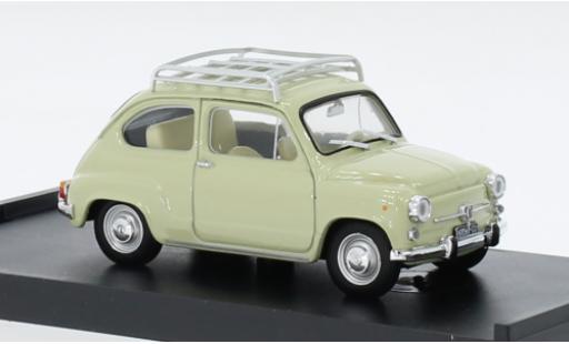 Miniature Fiat 600 1/43 Brumm D Fanaloni beige 1965 Fiat 600 1/43 Brumm D Fanaloni beige 1965 miniature