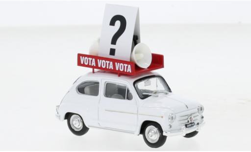 Miniature Fiat 600 1/43 Brumm D Propaganda politiche Italia 1963 Fiat 600 1/43 Brumm D Propaganda politiche Italia 1963 miniature