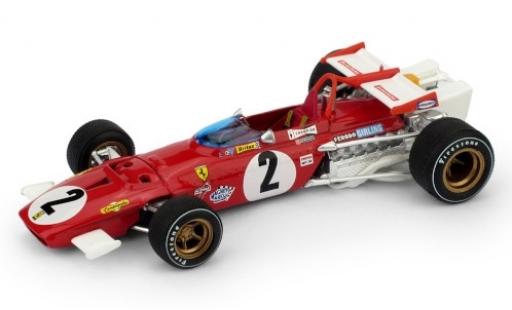 Miniature Ferrari 312 1/43 Brumm B No.2 Scuderia Formel 1 GP Italien 1970 J.Ickx Ferrari 312 1/43 Brumm B No.2 Scuderia Formel 1 GP Italien 1970 J.Ickx miniature