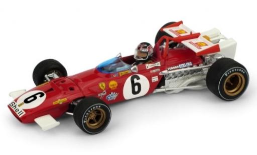 Miniature Ferrari 312 1/43 Brumm B No.6 Scuderia Formel 1 GP Italien 1970 avec figurine de conducteur I.Giunti Ferrari 312 1/43 Brumm B No.6 Scuderia Formel 1 GP Italien 1970 avec figurine de conducteur I.Giunti miniature