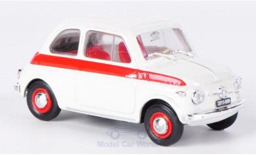 Miniature Fiat 500 1/43 Brumm Sport blanche/rouge 1958 ohne Vitrine Fiat 500 1/43 Brumm Sport blanche/rouge 1958 ohne Vitrine miniature