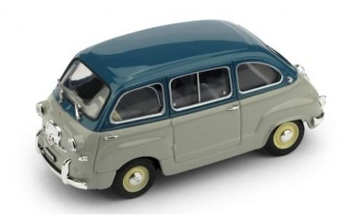 Miniature Fiat 600 1/43 Brumm Multipla Berlina Serie 1a bleue/grise 1956 1:43 Fiat 600 1/43 Brumm Multipla Berlina Serie 1a bleue/grise 1956 1:43 miniature