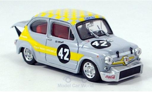 Miniature Fiat Abarth 1000 1/43 Brumm Berlina No.42 Team Radio Veronica Zandvoort Trophy 1969 E.Swart Fiat Abarth 1000 1/43 Brumm Berlina No.42 Team Radio Veronica Zandvoort Trophy 1969 E.Swart miniature