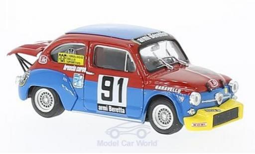 Miniature Fiat Abarth 1000 1/43 Brumm No.91 Scuderia Brescia Corse Coppa Carri Monza 1973 R.Amighini Fiat Abarth 1000 1/43 Brumm No.91 Scuderia Brescia Corse Coppa Carri Monza 1973 R.Amighini miniature