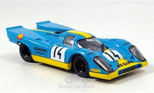 Miniature Porsche 917 1970 1/43 Brumm K No.14 Gesipa Racing Team 1000km Monza 1970 J.Neuhaus/R.Kelleners Porsche 917 1970 1/43 Brumm K No.14 Gesipa Racing Team 1000km Monza 1970 J.Neuhaus/R.Kelleners miniature