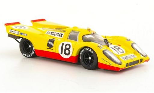 Miniature Porsche 917 1970 1/43 Brumm K RHD No.18 David Piper Racing Sandeman 24h Le Mans 1970 D.Piper/G.van Lennep Porsche 917 1970 1/43 Brumm K RHD No.18 David Piper Racing Sandeman 24h Le Mans 1970 D.Piper/G.van Lennep miniature