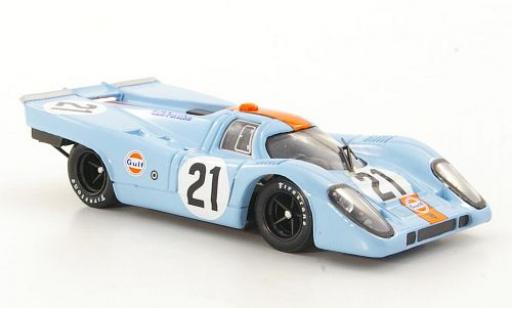 Miniature Porsche 917 1970 1/43 Brumm K RHD No.21 JWA-Gulf Racing Team Gulf 24h Le Mans 1970 P.Rodriguez/L.Kinnunen Porsche 917 1970 1/43 Brumm K RHD No.21 JWA-Gulf Racing Team Gulf 24h Le Mans 1970 P.Rodriguez/L.Kinnunen miniature