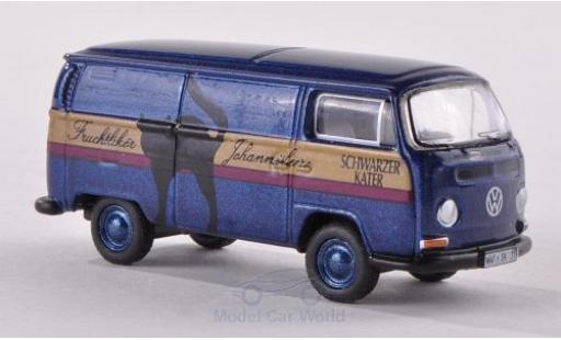 Miniature Volkswagen T2 A 1/87 Bub Schwarzer Kater Kastenwagen Volkswagen T2 A 1/87 Bub Schwarzer Kater Kastenwagen miniature