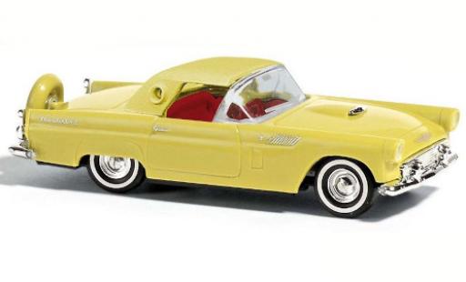 Miniature Ford Thunderbird 1/87 Busch Hardtop jaune 1956 Ford Thunderbird 1/87 Busch Hardtop jaune 1956 miniature