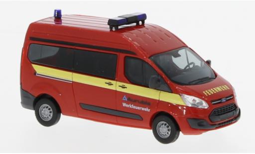Miniature Ford Transit 1/87 Busch Douane bus toit surélevé Werkfeuerwehr Aurubis 2012 Ford Transit 1/87 Busch Douane bus toit surélevé Werkfeuerwehr Aurubis 2012 miniature