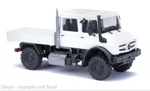 Miniature Mercedes Unimog 1/87 Busch U 5023 cabine double blanche 2013 Mercedes Unimog 1/87 Busch U 5023 cabine double blanche 2013 miniature