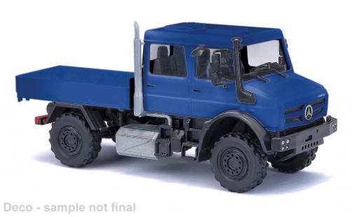 Miniature Mercedes Unimog 1/87 Busch U 5023 cabine double bleu 2013 Mercedes Unimog 1/87 Busch U 5023 cabine double bleu 2013 miniature