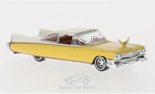Miniature Cadillac Eldorado 1/87 Busch jaune/blanche Rodeo Cadillac Eldorado 1/87 Busch jaune/blanche Rodeo miniature