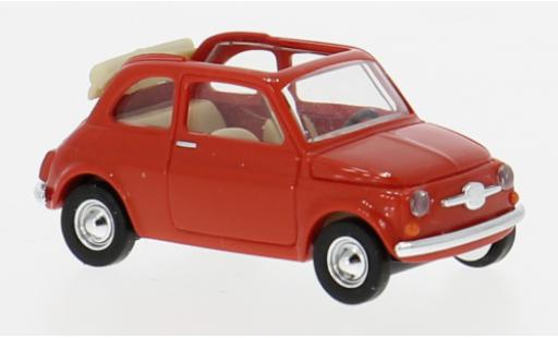 Miniature Fiat 500 1/87 Busch rouge 1965 1:87 Fiat 500 1/87 Busch rouge 1965 1:87 miniature