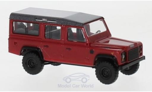 Miniature Land Rover Defender 1/87 Busch metallise rouge/metallise grise 1983 Land Rover Defender 1/87 Busch metallise rouge/metallise grise 1983 miniature