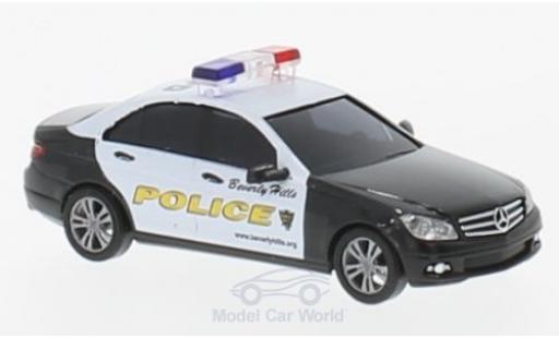 Miniature Mercedes Classe C 1/87 Busch Beverly Hills Police 2007 Mercedes Classe C 1/87 Busch Beverly Hills Police 2007 miniature