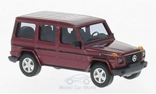 Miniature Mercedes Classe G 1/87 Busch metallise rouge 1990 Mercedes Classe G 1/87 Busch metallise rouge 1990 miniature