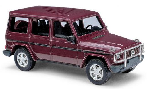Miniature Mercedes Classe G 1/87 Busch (W463) rouge 1990 avec Frontramme Mercedes Classe G 1/87 Busch (W463) rouge 1990 avec Frontramme miniature