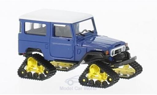 Miniature Toyota Land Cruiser 1/87 Busch J4 bleue/blanche 1960 mit Raupenantrieb Toyota Land Cruiser 1/87 Busch J4 bleue/blanche 1960 mit Raupenantrieb miniature
