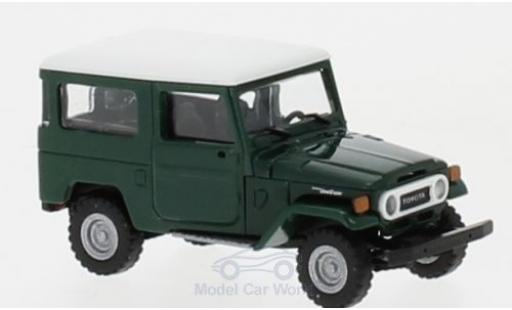 Miniature Toyota Land Cruiser 1/87 Busch J4 verte/blanche Toyota Land Cruiser 1/87 Busch J4 verte/blanche miniature