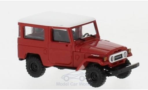 Miniature Toyota Land Cruiser 1/87 Busch J4 rouge/blanche Toyota Land Cruiser 1/87 Busch J4 rouge/blanche miniature