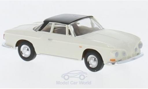 Miniature Volkswagen Karmann 1/87 Busch Ghia 1600 blanche/noire 1961 Volkswagen Karmann 1/87 Busch Ghia 1600 blanche/noire 1961 miniature