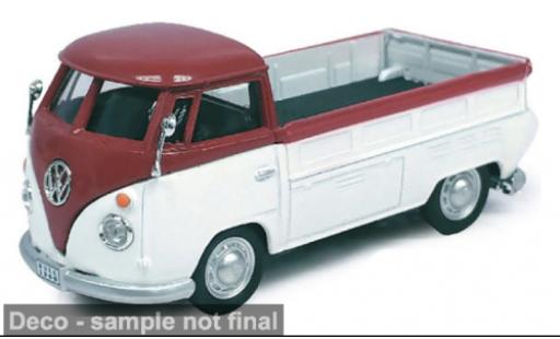 Miniature Volkswagen T1 1/43 Cararama Pick Up blanche/rouge 1:43 Volkswagen T1 1/43 Cararama Pick Up blanche/rouge 1:43 miniature