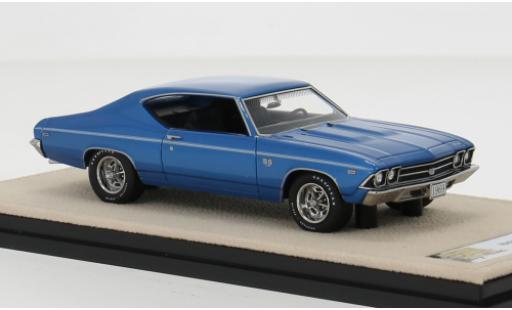 Miniature Chevrolet Chevelle 1/43 Stamp Models SS 39 bleue 1:43 Chevrolet Chevelle 1/43 Stamp Models SS 39 bleue 1:43 miniature