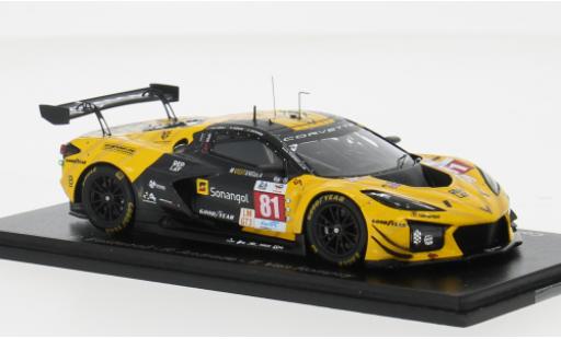 Miniature Chevrolet Corvette 1/43 Spark Z06 G #81 1:43 Chevrolet Corvette 1/43 Spark Z06 G #81 1:43 miniature