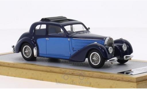 Miniature Bugatti 57 S 1/43 Chromes Type Galibier Gangloff Demi Berline bleue/bleue RHD 1937 sn603 Bugatti 57 S 1/43 Chromes Type Galibier Gangloff Demi Berline bleue/bleue RHD 1937 sn603 miniature
