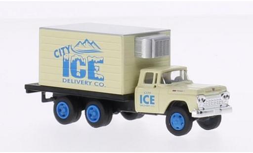 Miniature Ford F-500 1/87 Classic Metal Works Box Truck City Ice Delivery Co. 1960 Ford F-500 1/87 Classic Metal Works Box Truck City Ice Delivery Co. 1960 miniature